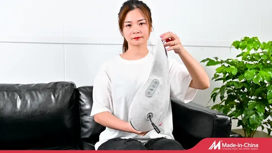 Factory Direct Supply Body Massager Electric Car Home Back Shiatsu Heat Massage Cushion for Chair, Sofa